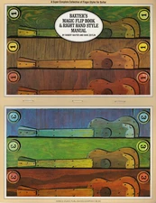 Baxter's Magic Flip Book & Right Hand Style Manual - 90 Guitar Finger Styles