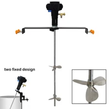 50 Gallon/200L Stainless Steel Pneumatic Bracket Paint Mixer Stirring Paint Tool