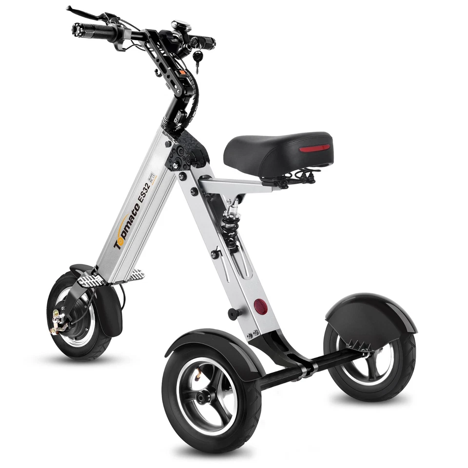 Topmate ES32 Electric Tricycle for Adult Foldable 3 Wheel Mobility Scooter