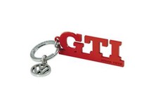 H+ Volkswagen VW GTI Portachiavi Scritta Rosso Originale Golf Polo
