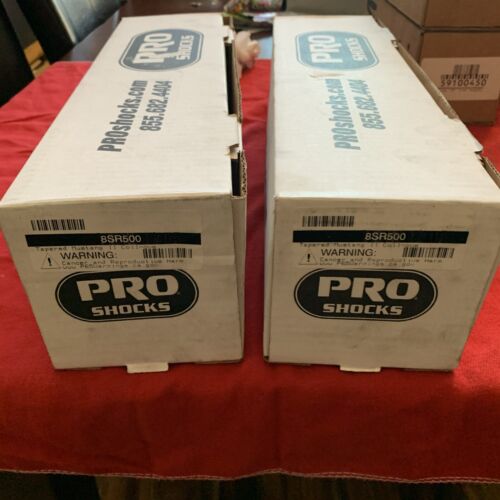 Pro Shocks Tapered Coil-Over Replacement Springs 500 lb Rate Mustang II Chrome