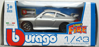 Bburago Porsche 911 Carrera GT3 Silbermetallic 1:43 Neu/Ovp Modellauto Auto Car