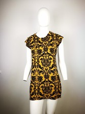 JIJIL MAXI MAGLIA FELPA DONNA TAGLIA XS COLORE SENAPE E NERO