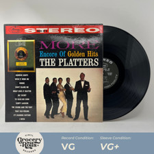 The Platters - More Encore Of Golden Hits Vinyl LP Very Good VG /Very Good Plus