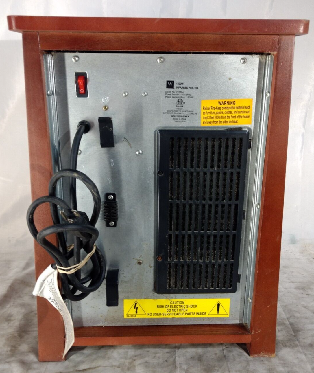 True Value 1500 Watts Infrared Heater (Model - 210164) | eBay
