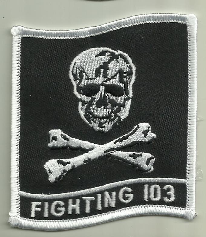 FIGHTING 103 U.S.NAVY PATCH FA-18 AIRCRAFT PILOT NAS OCEANA VIRGINIA USA SOLDIER