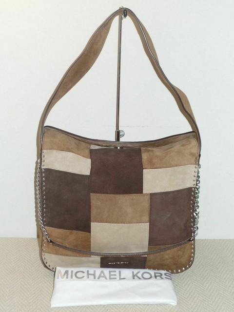 michael kors suede handbag