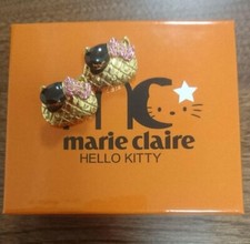 RARE marie claire  Sanrio Hello kitty earring Genuine Unused