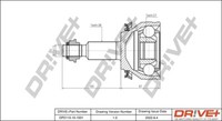 Dr!ve+ DP2110.10.1501 Gelenksatz Antriebswelle FüR VW Cv-Gelenk