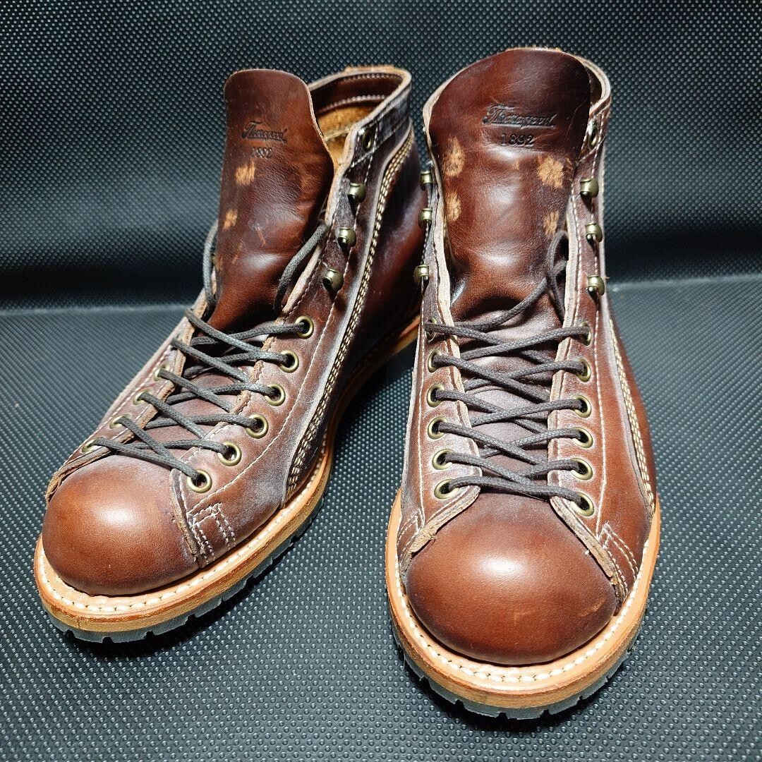 THOROGOOD Monkey Boots Horween Leather Brown US8.5D Used