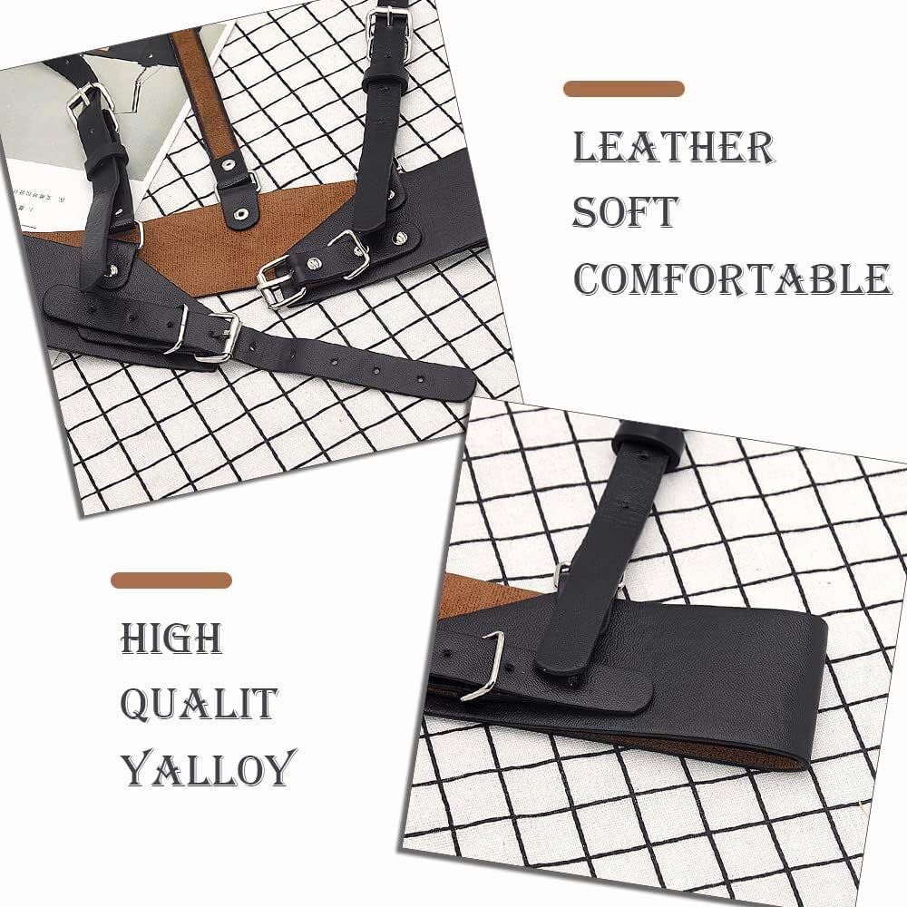 Miwcff Leather Harness For Women Waist Punk Belt Fashion  display picture 1