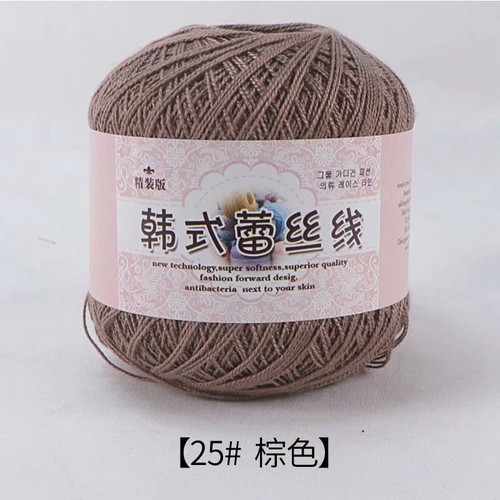 50grX1Ball Lace crochet thread linen thread pure Cotton Hand Knit Embroidery - Picture 15 of 38