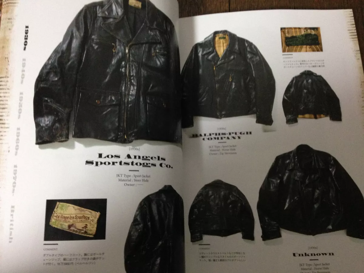 Vintage Leather Jacket Book Archives Collection 30-70's VTG Harley