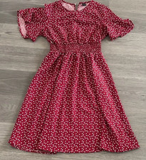 Shein Dress Womens Medium Red Sundress