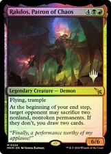 FOIL PROMO PACK - Rakdos, Patron of Chaos #224 (NM) MKM Magic MTG