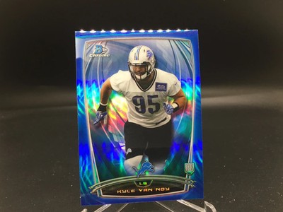 Kyle Van Noy 2014 Bowman Chrome Blue #126 #/199 BYU Lions Ravens Rookie