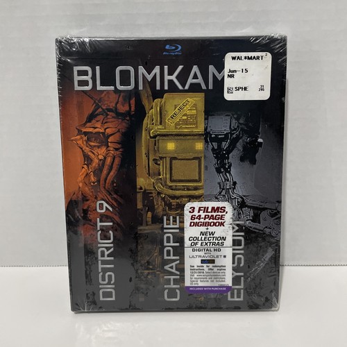 Chappie / District 9 / Elysium - Blu-Ray - 3 Films & 64 Page Digibook