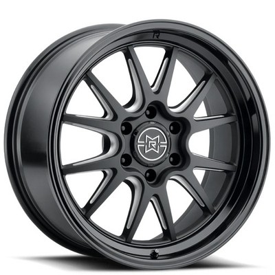 Method Wheels 802 Raised 20x10 Double Black Milled (4pcs) A2