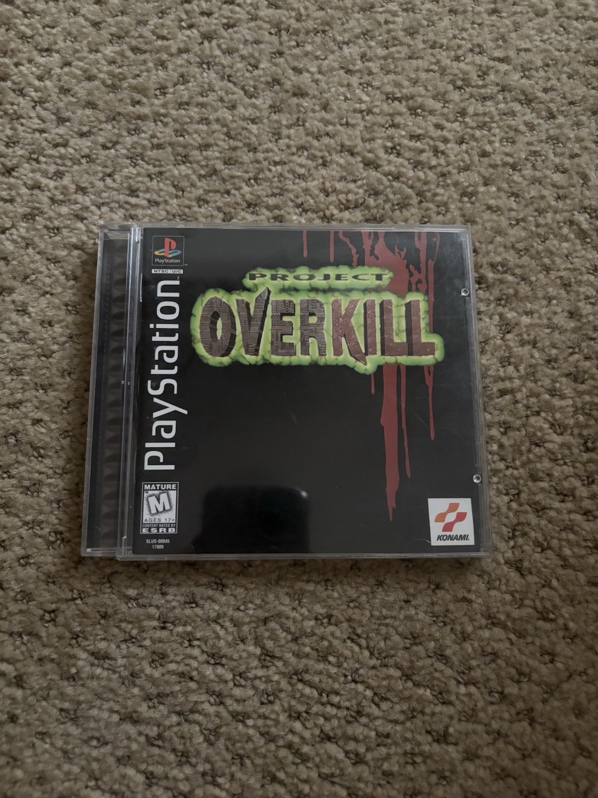 Project Overkill Sony PlayStation 1, 1996, Complete