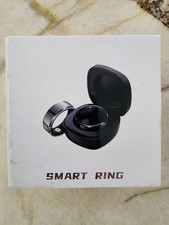 Smart Ring Fitness Tracker Size 9 w/ Charging Case USB-C Open Box