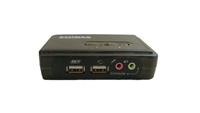 Edimax EK-UAK2 | 2-port KVM Switch | VGA | Tastatur Maus Audio Mic | 350 mhz