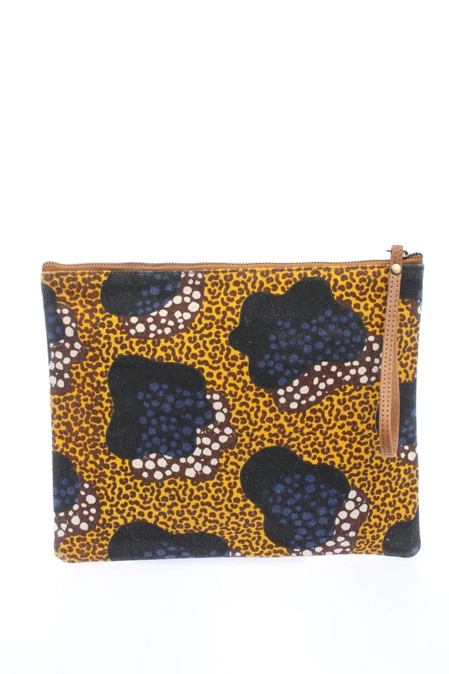 O MY BAG Borsa pc Donna borsa ventiquattrore giallo pallido-blu-bianco - Immagine 2 di 4