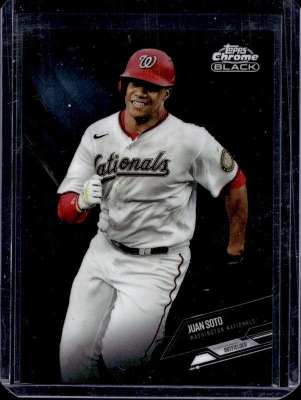 2021 Topps Chrome Black Juan Soto #15 Nationals