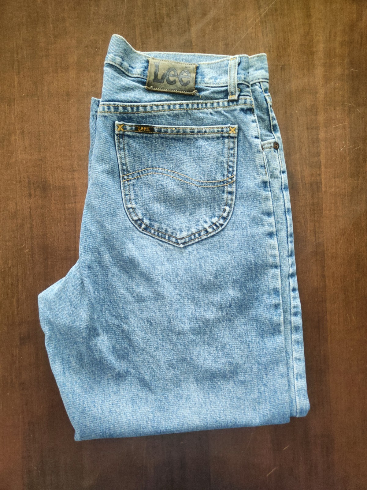 Lee Kansas Jeans Uomo Modello Regular Straight Light Blue Taglia W36 50/52 Itali