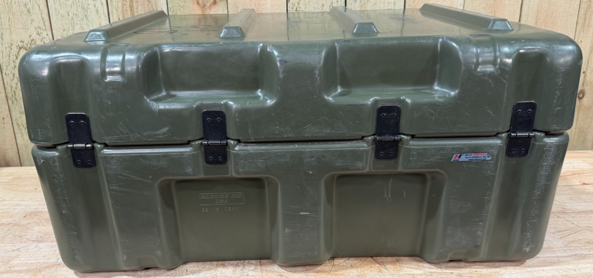 Pelican Hardigg Footlocker Green Case 31x21x15 Military Medic