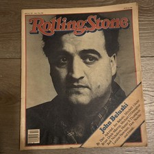 1982 APRIL 29 ROLLING STONE MAGAZINE ISSUE NO. 368 - JOHN BELUSHI COVER - no lab