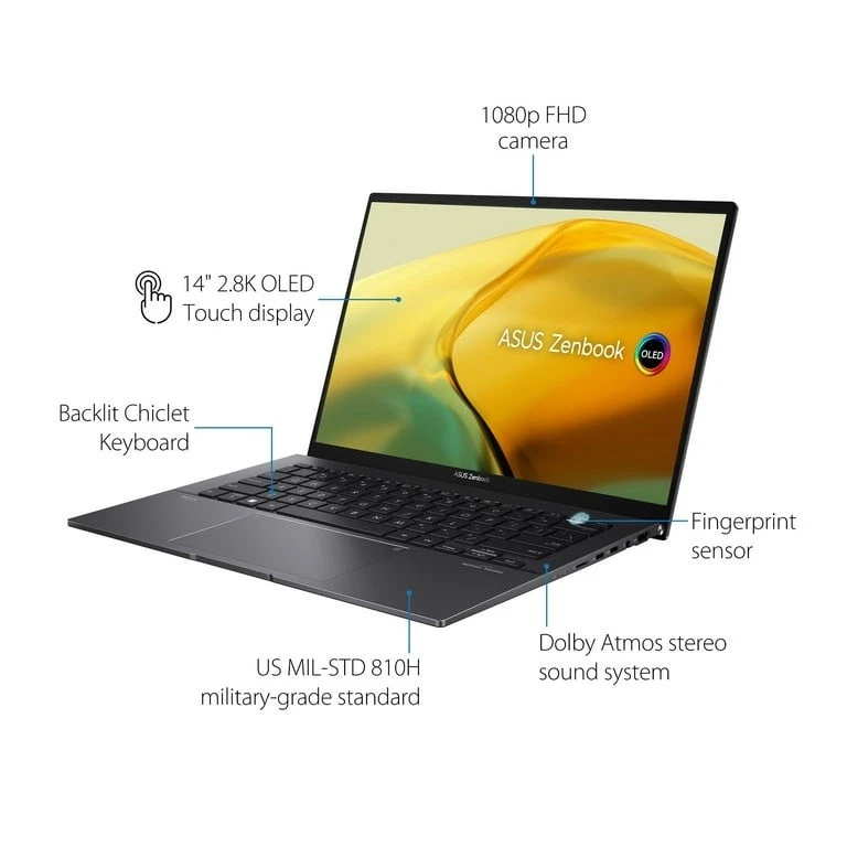 Portátil táctil ASUS Zenbook 14 OLED Foto 4 de 4