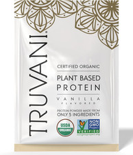 Vegan Pea Protein Powder  Vanilla  20g Organic Plant Based Protein  1 Serving