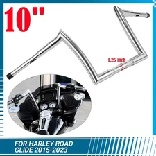 Chrome 10" Rise For 2015-2023 Harley Road Glide Special Meathook Bars Handlebar