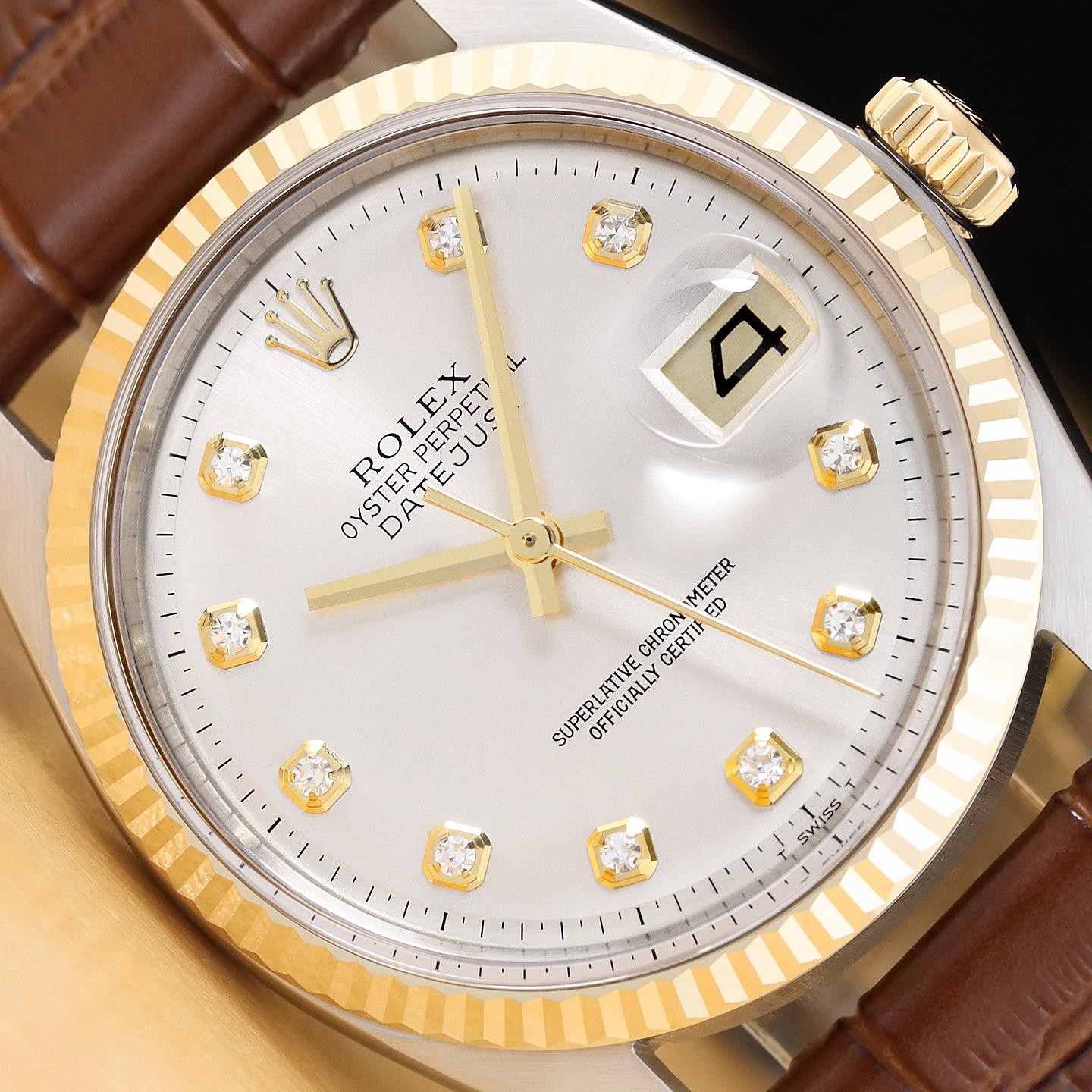 ROLEX DATEJUST 1601 14K GOLD STEEL