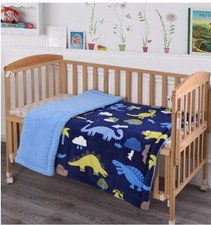 Kids Cozy Blanket ,Plush Sherpa Backing 40" x 50" Multicolors