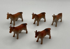 5 Plastic Goat Toy Figures for Dioramas - Railways - Farm