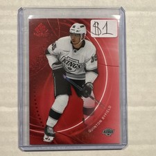 Upper Deck SP Game Used Red Parallel #118 Quinton Byfield Kings NHL 2025-26
