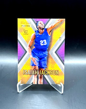 #'d /3! Isaiah Jackson 2022 Wild Card Matte X-Plode Green/Orange Chase #'d 1/3