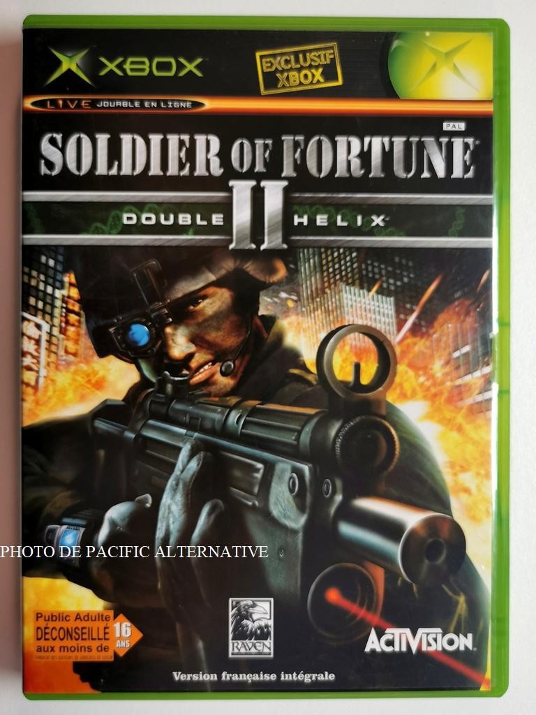 jeu SOLDIER OF FORTUNE II 2 Double Helix pour XBOX first gen 1 francais COMPLET
