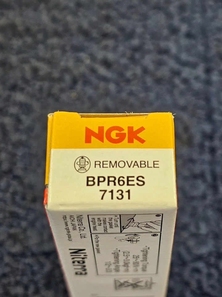 (QUANTIDADE 6) Vela de ignição NGK BPR6ES 7131 para Audi 4000 Quattro Honda Civic - Imagem 2 de 4