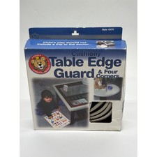 Prince Lionheart Cushiony Table Edge Guard  Four Corners Gray Foam 0070 Vintage