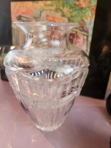 Waterford Crystal 8" Pompeii Cut Design Flower Vase