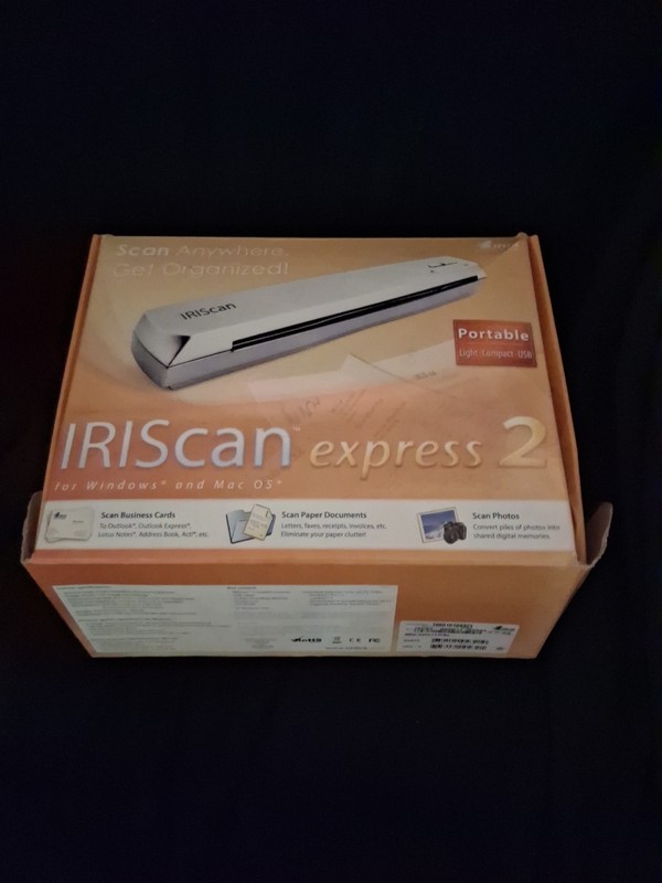 IRIS IRIScan Express 2 Portable USB Sheetfed Scanner 600 dpi Compact CIS Tech