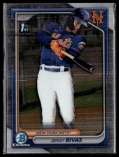 2024 Bowman Chrome #BCP-251 Jensy Rivas Prospects New York Mets