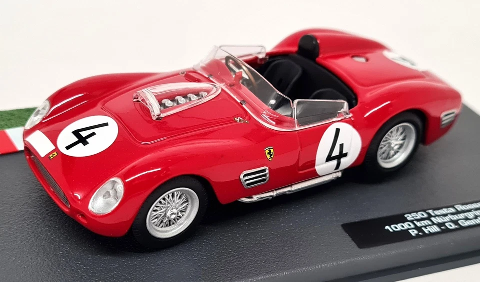 Altaya 1/43 Ferrari 250 Testa Rossa 1000km Nurburgring 1959 #4 Diecast Model Car - Image 3 of 4