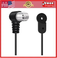 FM Antenna for Stereo Receiver Indoor, FM Radio Antenna 75 Ohm F Type Male Plug