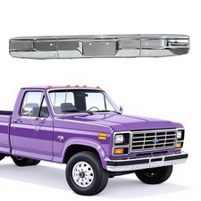 Front Bumper Chrome Steel 3pcs For Ford Bronco F150 F250 F350 1980-1986