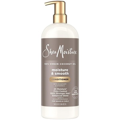 Shea Moisture Coconut Oil Moisture & Smooth Conditioner 34oz w/ Rosemary + Vit E