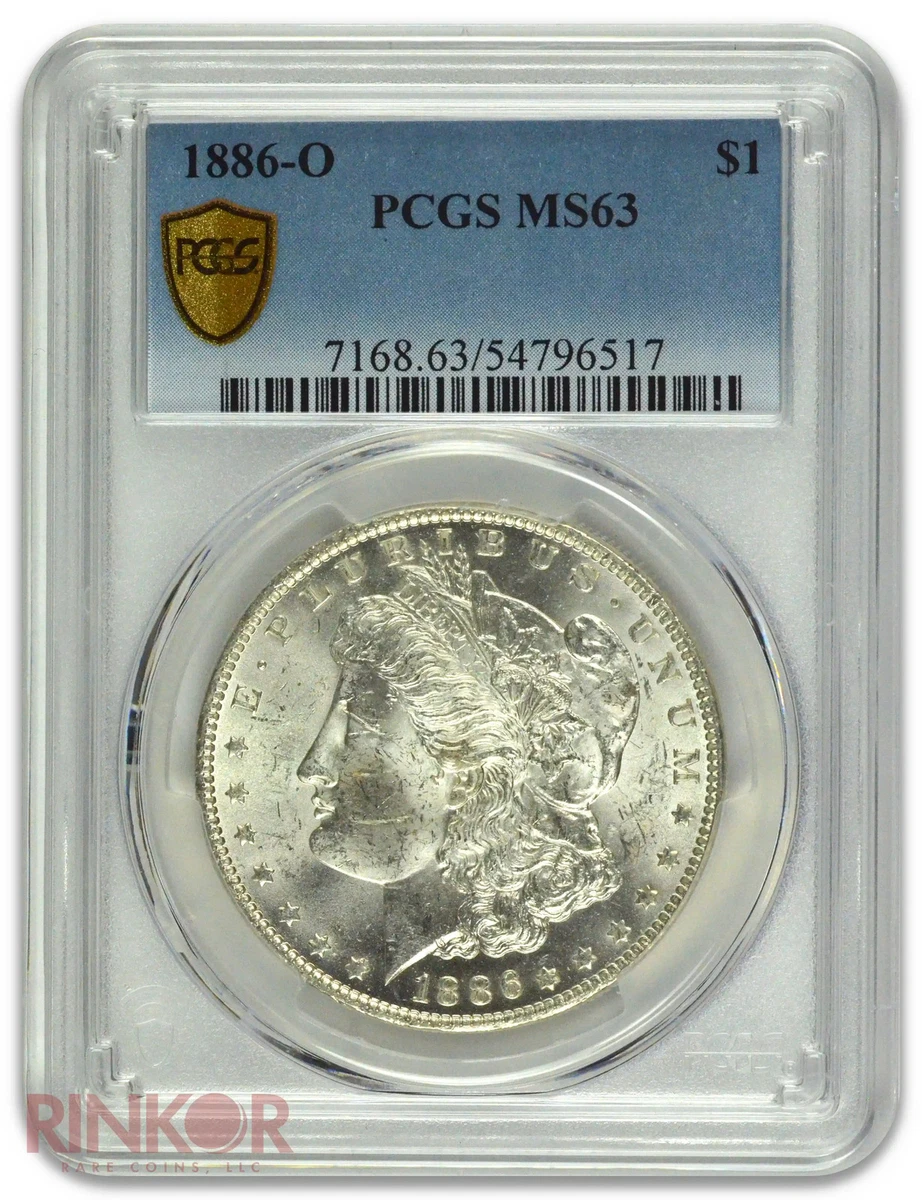 MS 63 Graded 1886 Year Morgan US Dollars (1878-1921) for sale | eBay