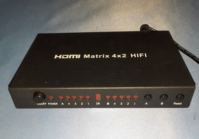 HDMI MATRIX 4X2 HIFI - HDMI Splitter - Top Zustand